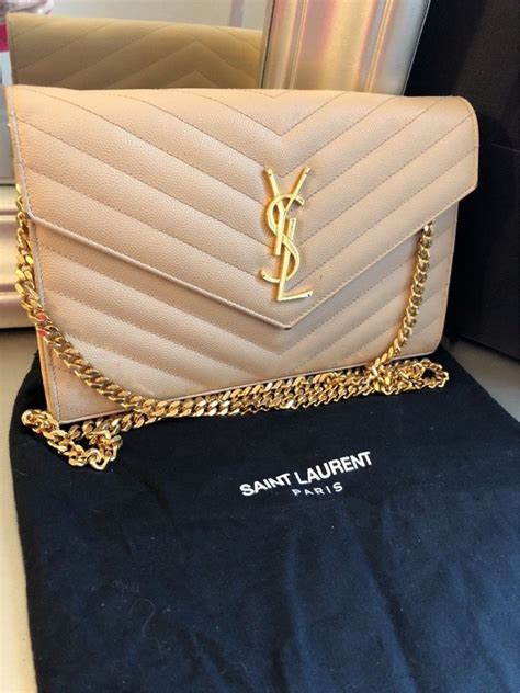 ysl bags tan